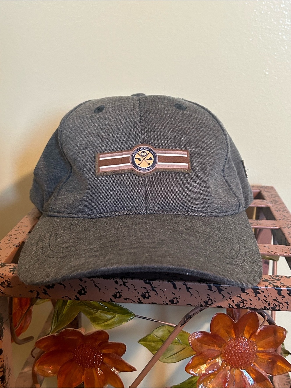 Levelwear MAPGA Middle Atlantic PGA Junior Tour Golf Hat Gray Strapback Cap
